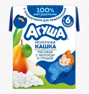 Sữa đêm gạo sữa vị táo, lê Agusha 200ml