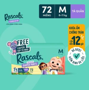 Tã quần Rascals Cocomelon (M, 6-11kg)