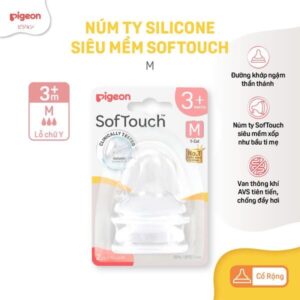Vỉ Núm Ty Softouch Pigeon Size M