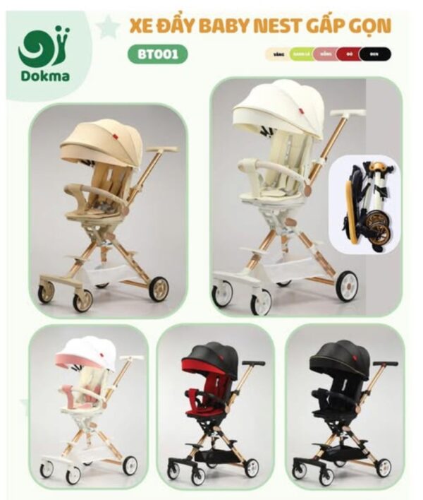 BT002 Xe đẩy gấp gọn baby