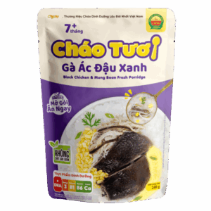 Cháo Cây thị gà ác đậu xanh
