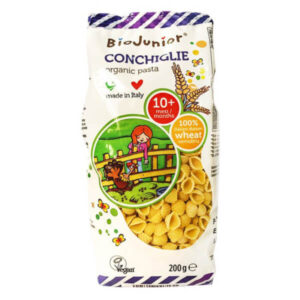 Mì nui ăn dặm hữu hình vỏ sò Bio Junior 200g