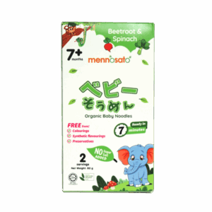 MÌ rau củ hữu cơ củ dền cải có xôi MenNoSato 80g