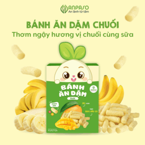 Bánh ăn dặm vị chuối Anpaso 32 g